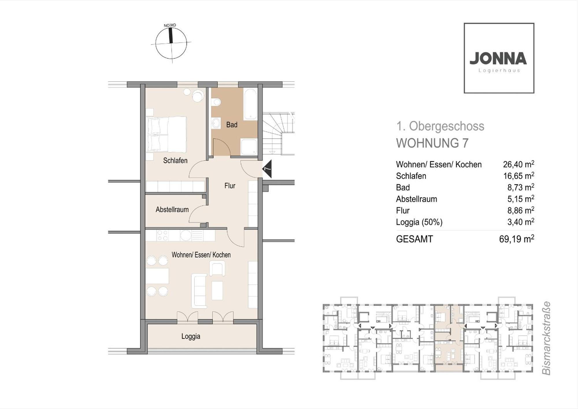 Logierhaus Jonna Whg 07 Apartment *